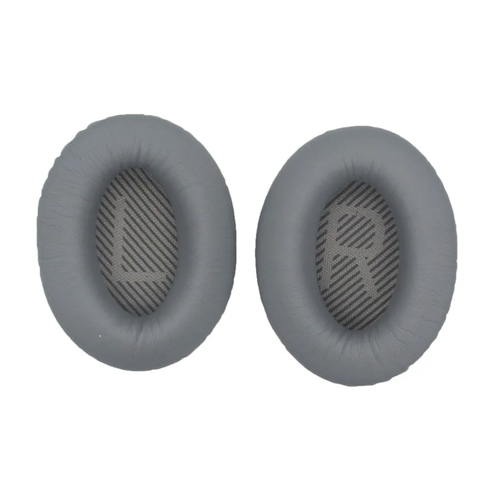 1 Pair BOSE QC15 / QC25 / QC35 JZF-236 leather ear pads - Dark Grey