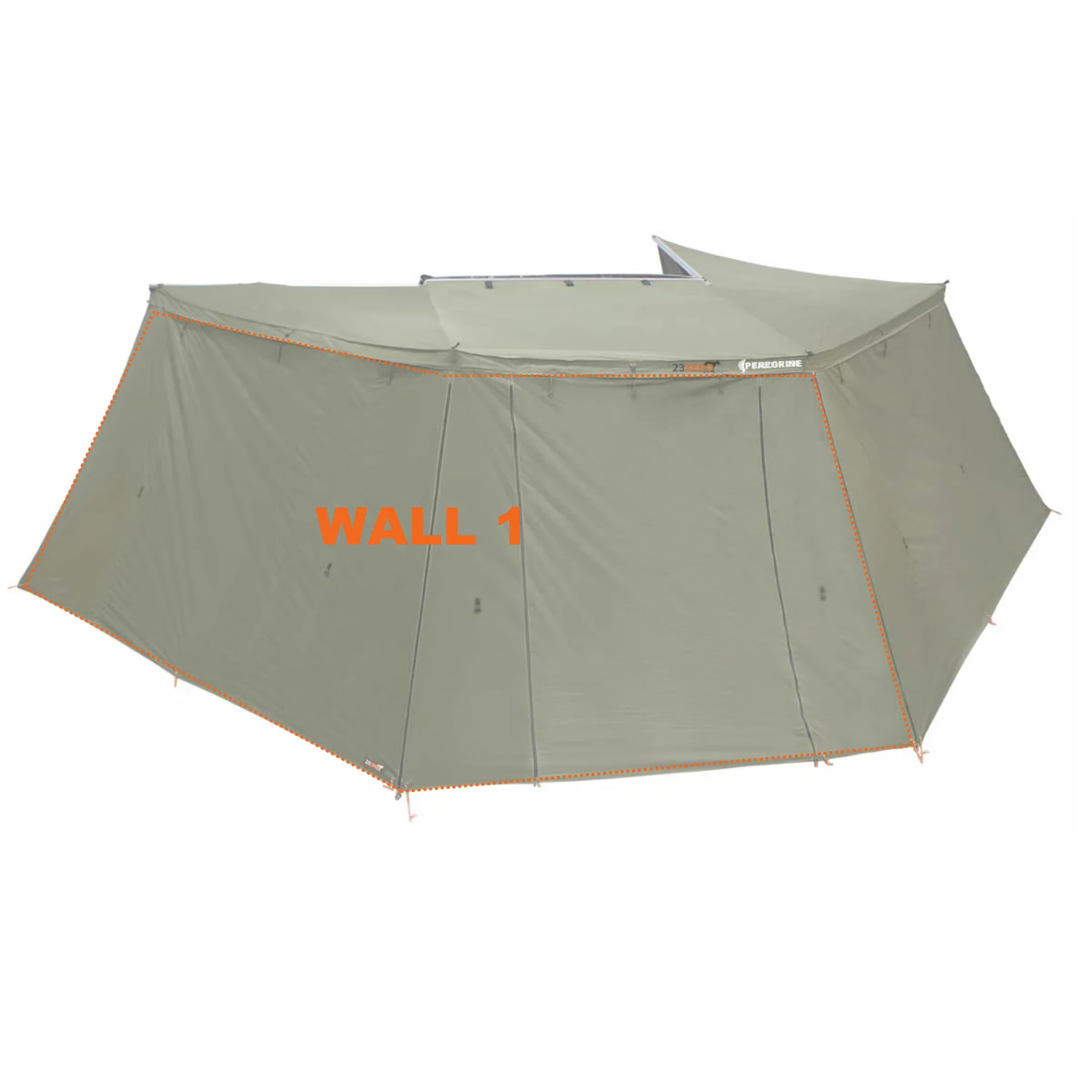 270° Peregrine Awning Left-Hand Mounted Wall 1