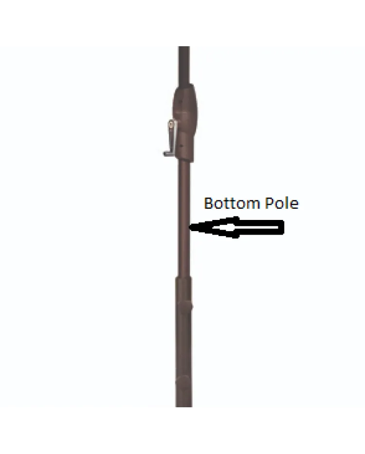 9’ COLLAR TILT BOTTOM POLE