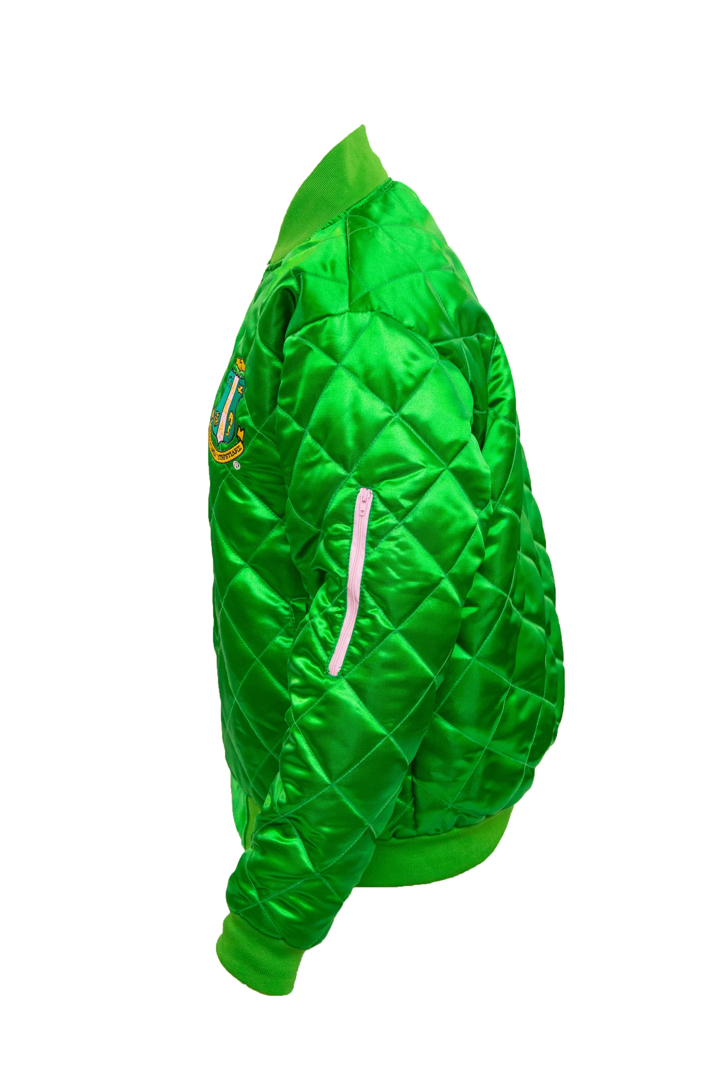 AKA Quilted Jacket: Green