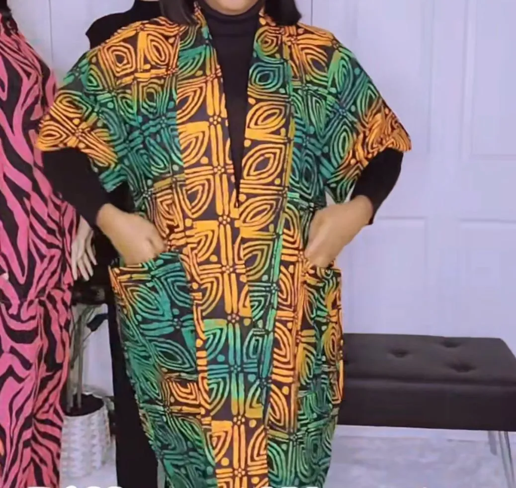 Ankara kimono jackets