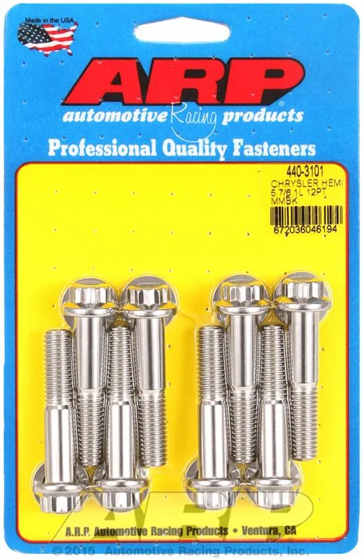 ARP Motor Mount Bolt Kits 440-3101