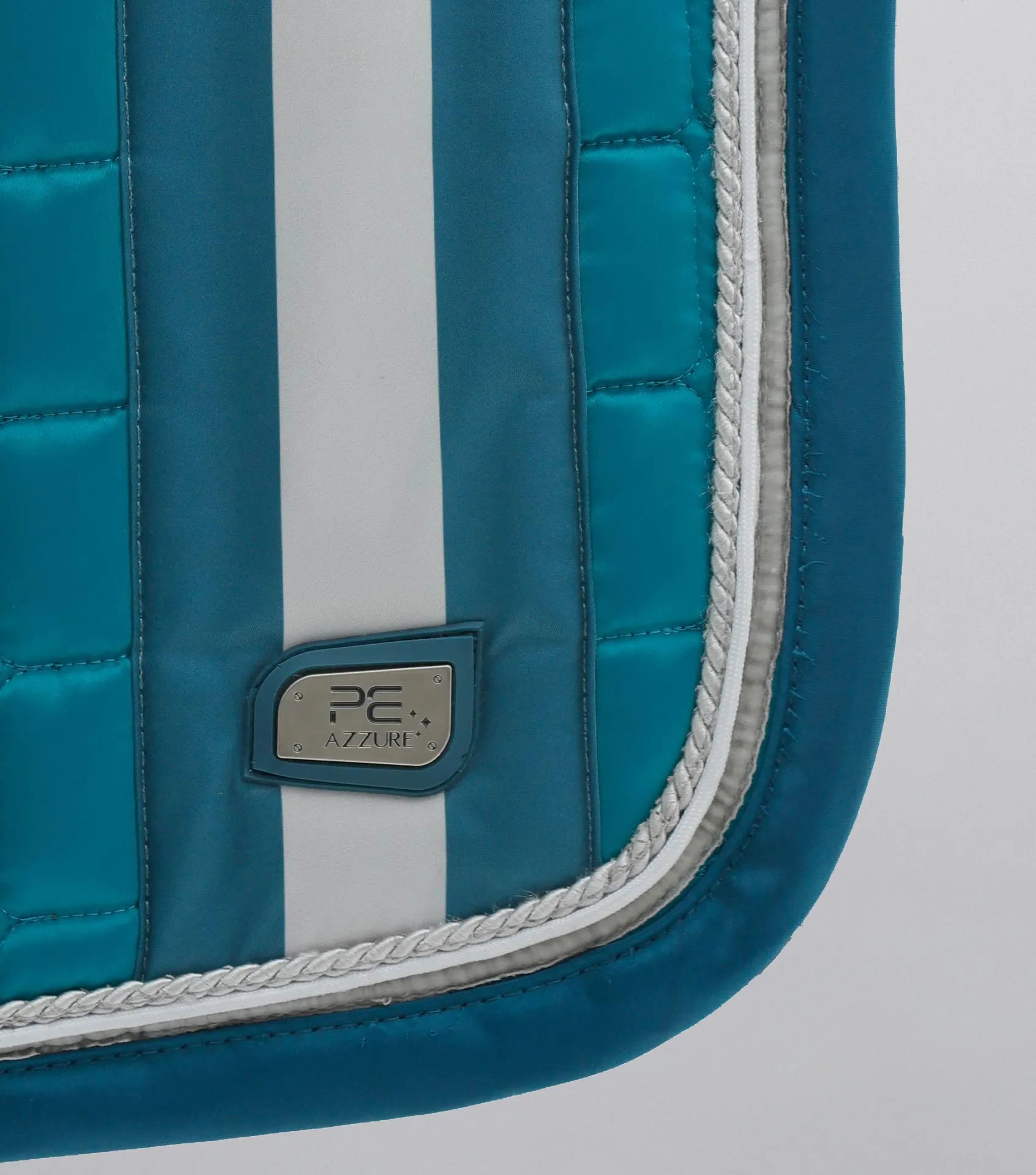 Azzure Anti-Slip Satin Dressage Square Turquoise