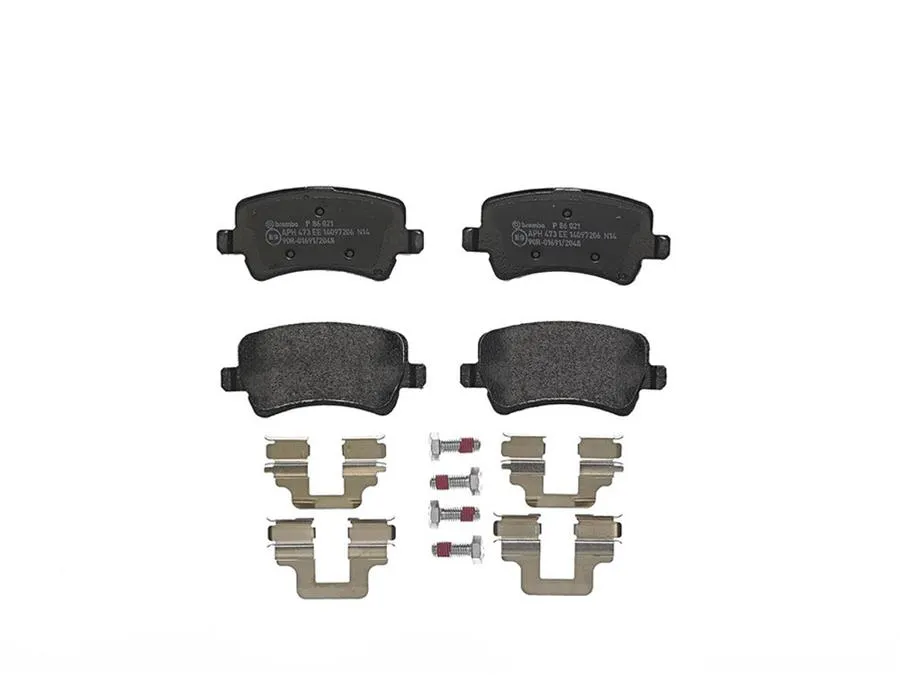 Brembo Disc Brake Pad and Rotor Kits KT00069