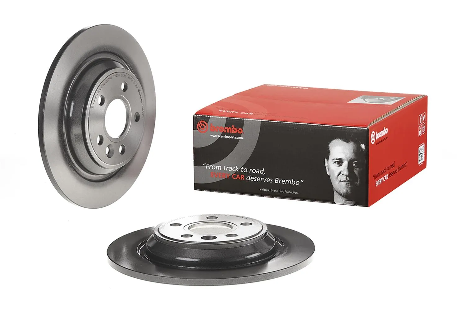 Brembo Disc Brake Pad and Rotor Kits KT00069