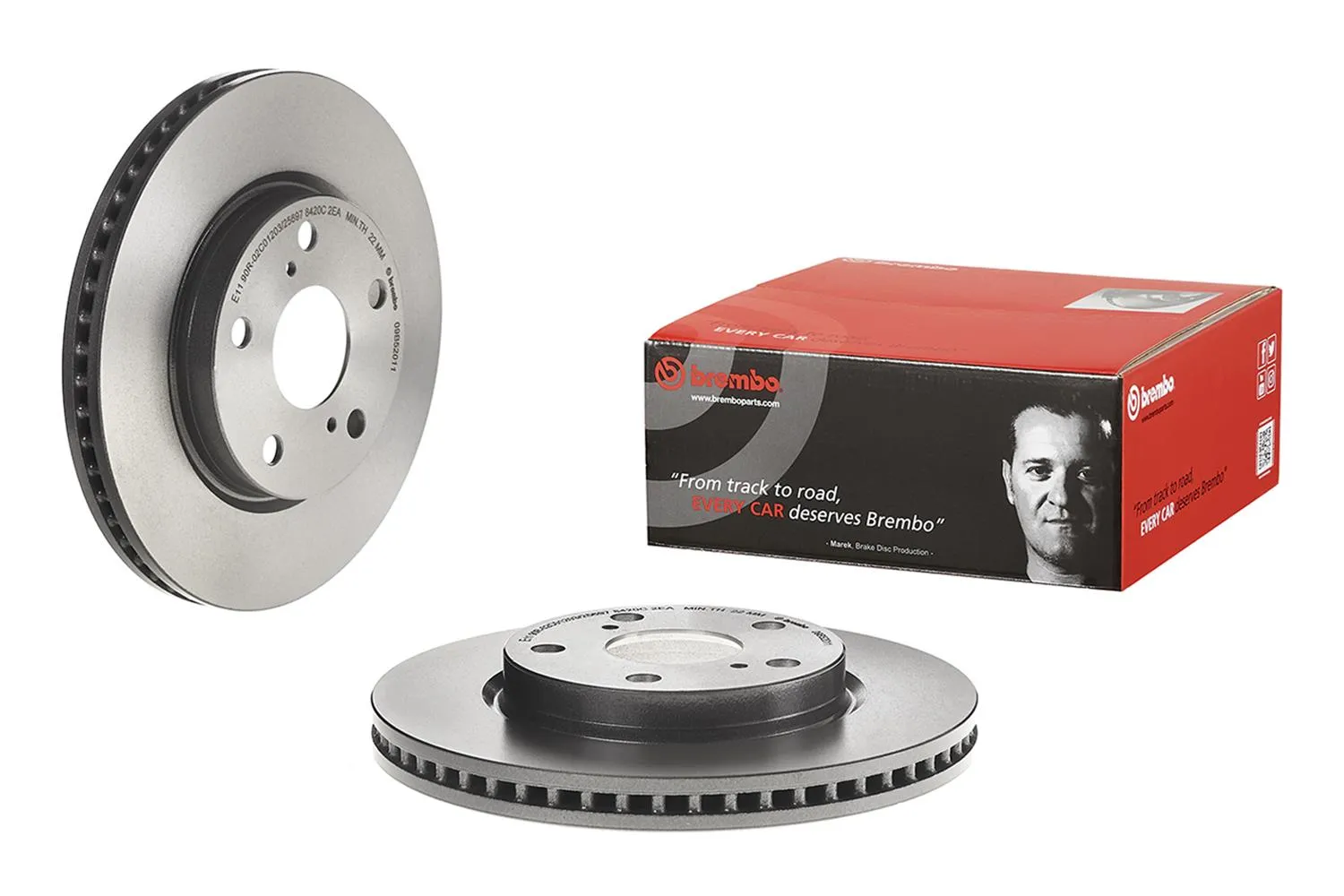 Brembo Disc Brake Pad and Rotor Kits KT00088