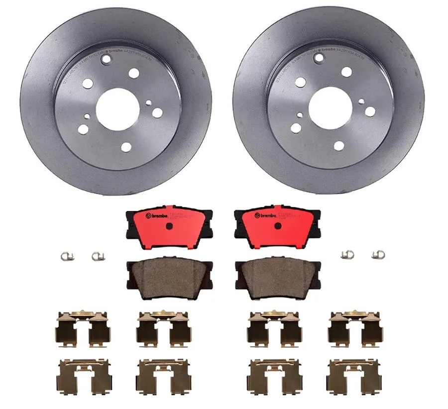 Brembo Disc Brake Pad and Rotor Kits KT00123