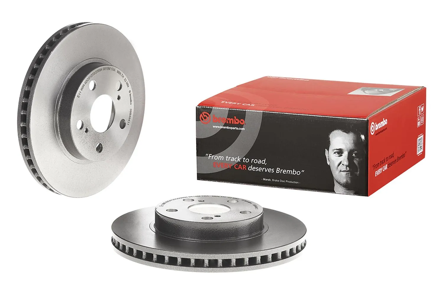 Brembo Disc Brake Pad and Rotor Kits KT00178