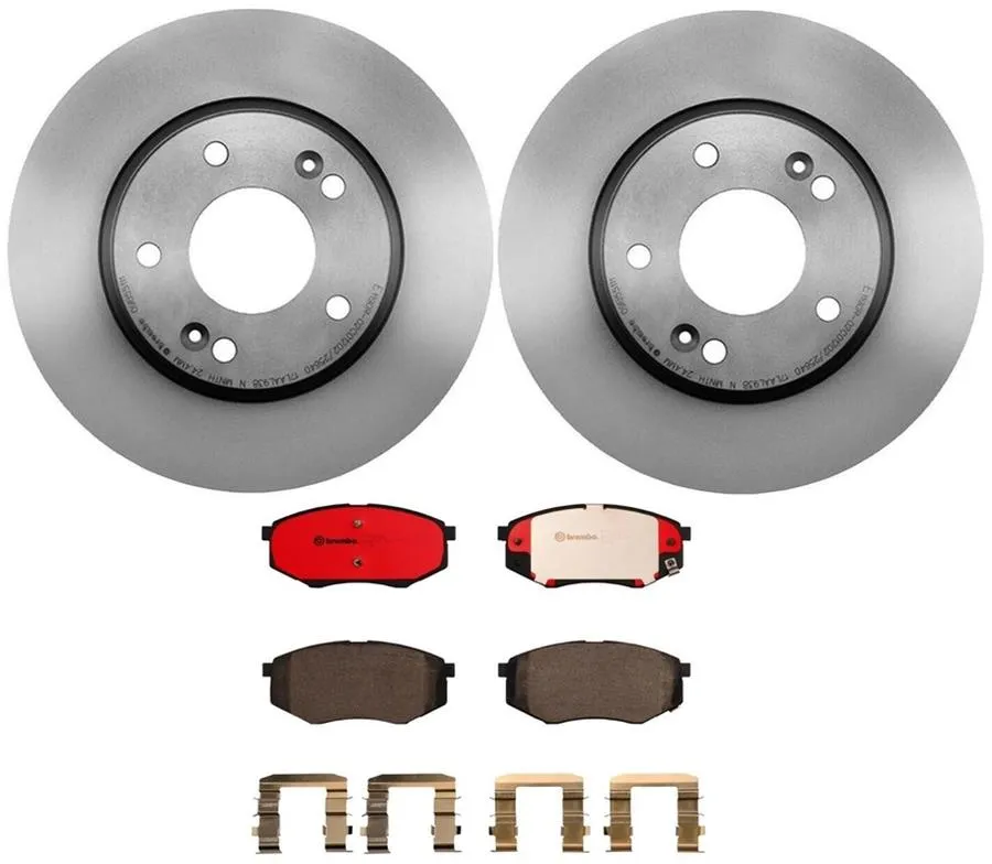 Brembo Disc Brake Pad and Rotor Kits KT00181