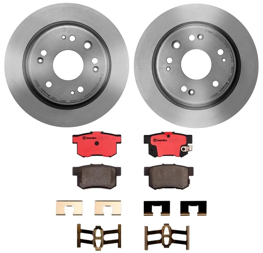 Brembo Disc Brake Pad and Rotor Kits KT00218