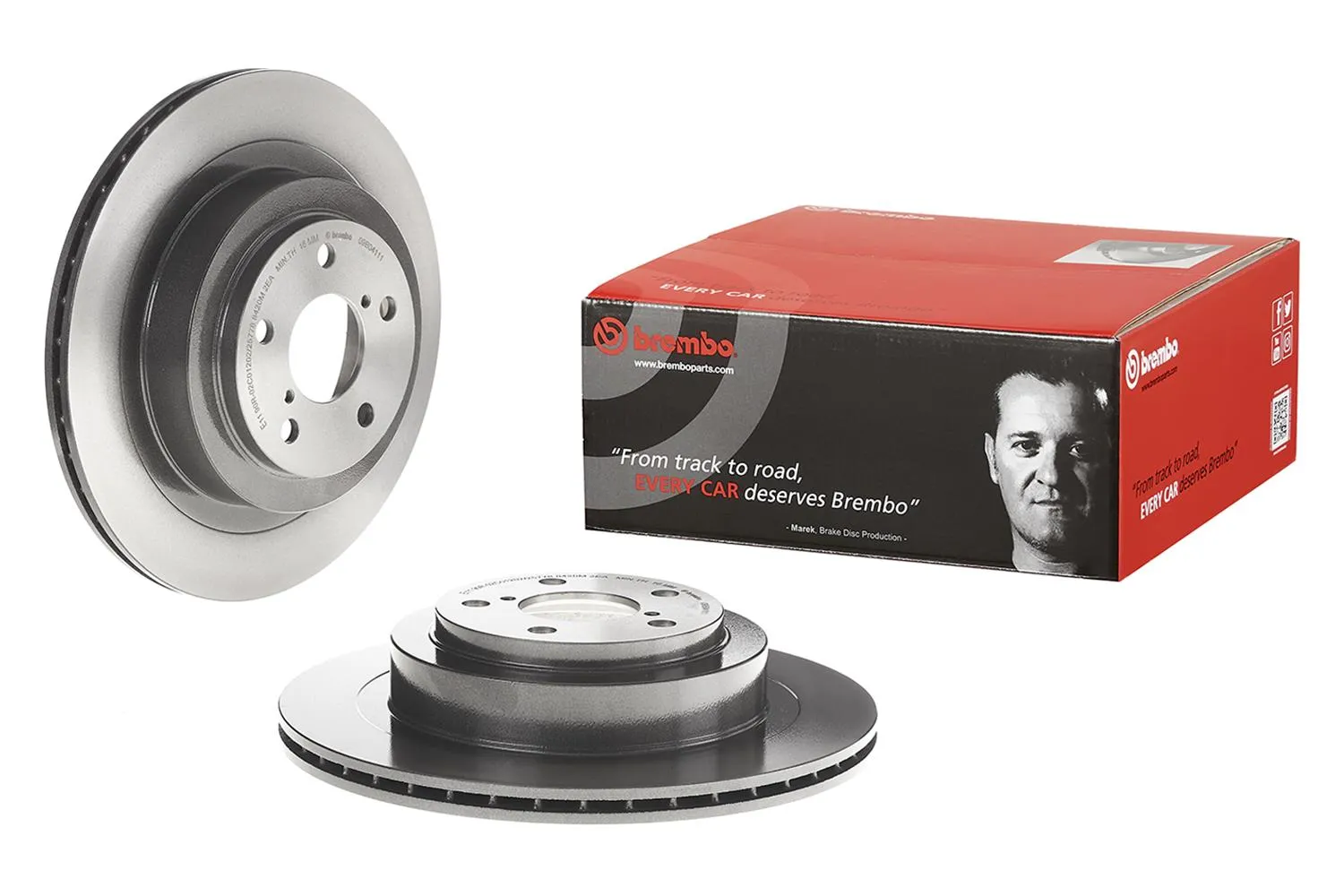 Brembo Disc Brake Pad and Rotor Kits KT00243