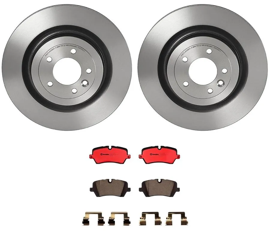 Brembo Disc Brake Pad and Rotor Kits KT00371