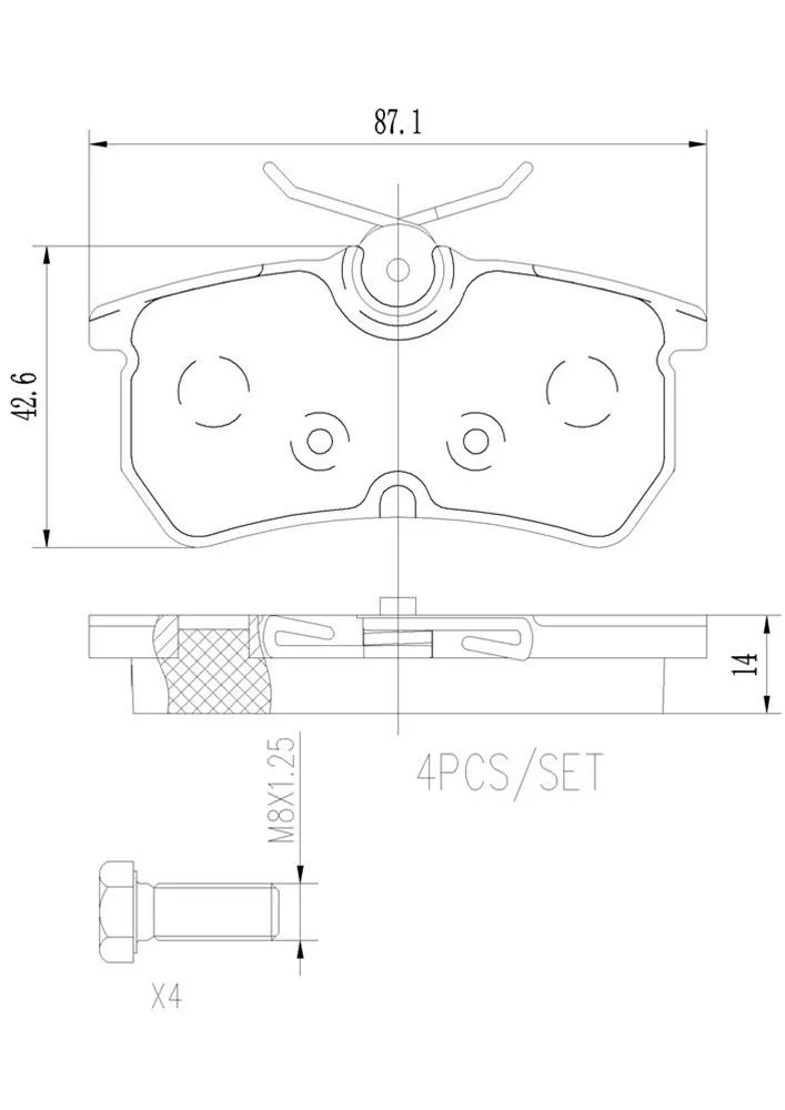 Brembo Disc Brake Pad and Rotor Kits KT00661