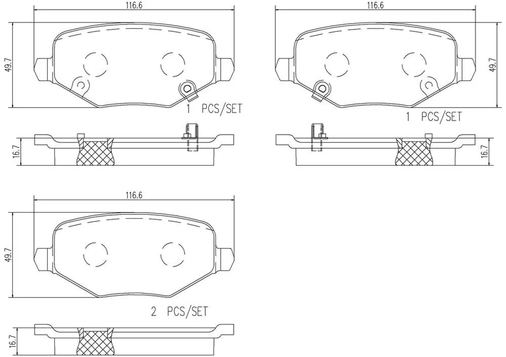 Brembo Disc Brake Pad and Rotor Kits KT00793