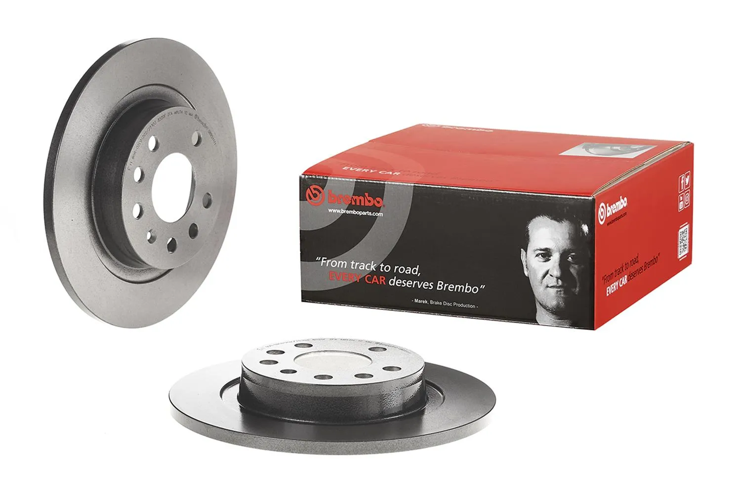 Brembo Disc Brake Pad and Rotor Kits KT00808