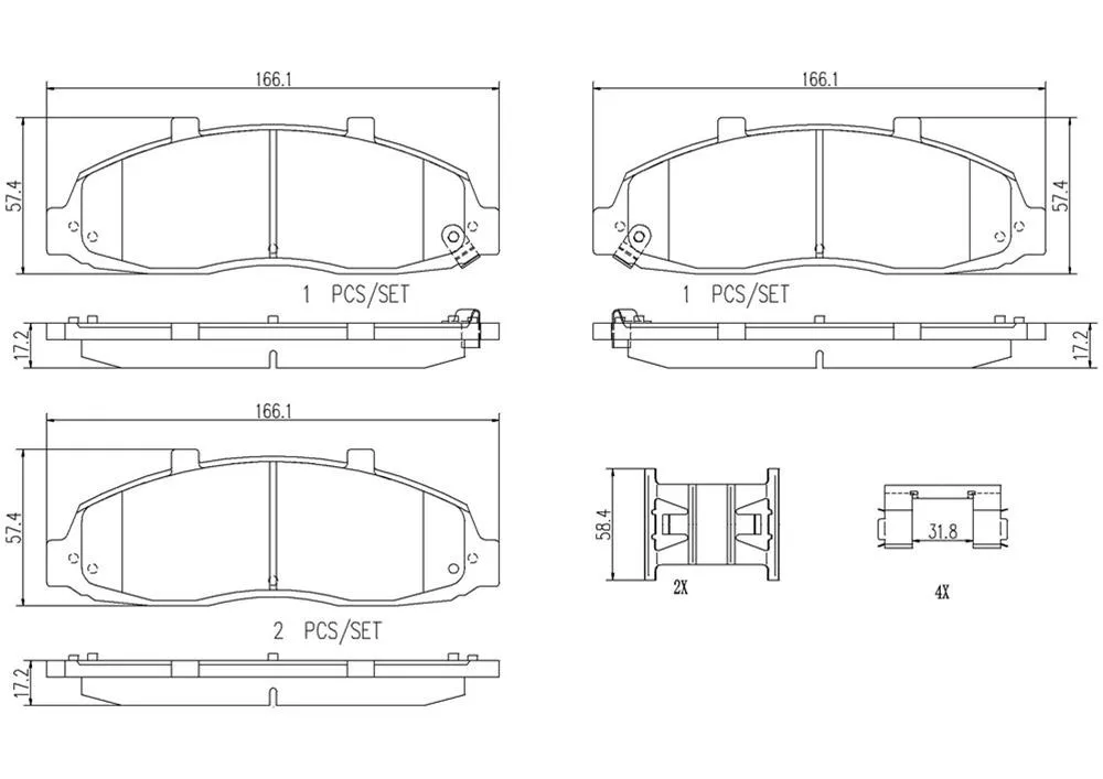 Brembo Disc Brake Pad and Rotor Kits KT00860