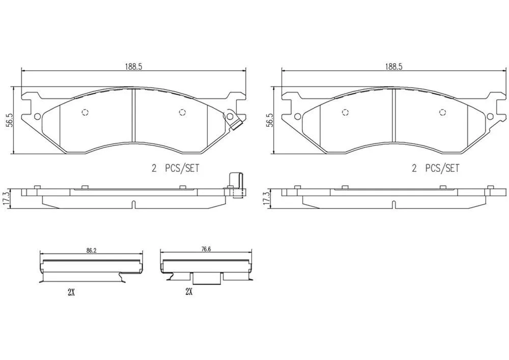 Brembo Disc Brake Pad and Rotor Kits KT00862