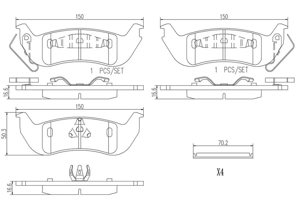 Brembo Disc Brake Pad and Rotor Kits KT00865