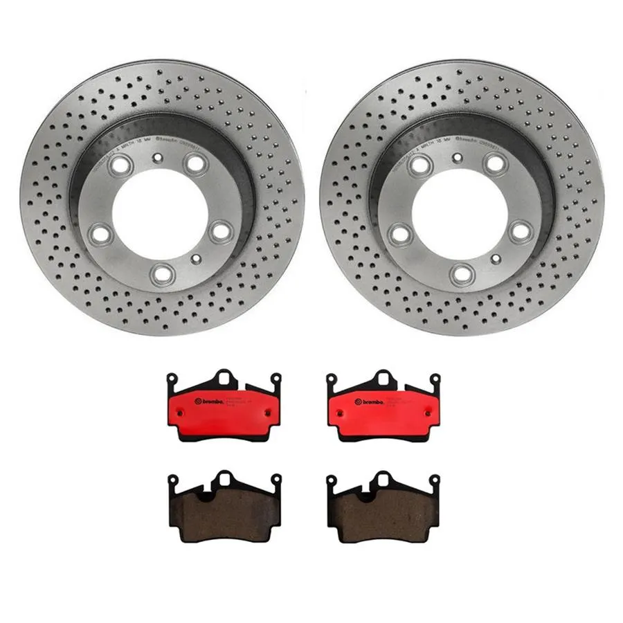 Brembo Disc Brake Pad and Rotor Kits KT00B07