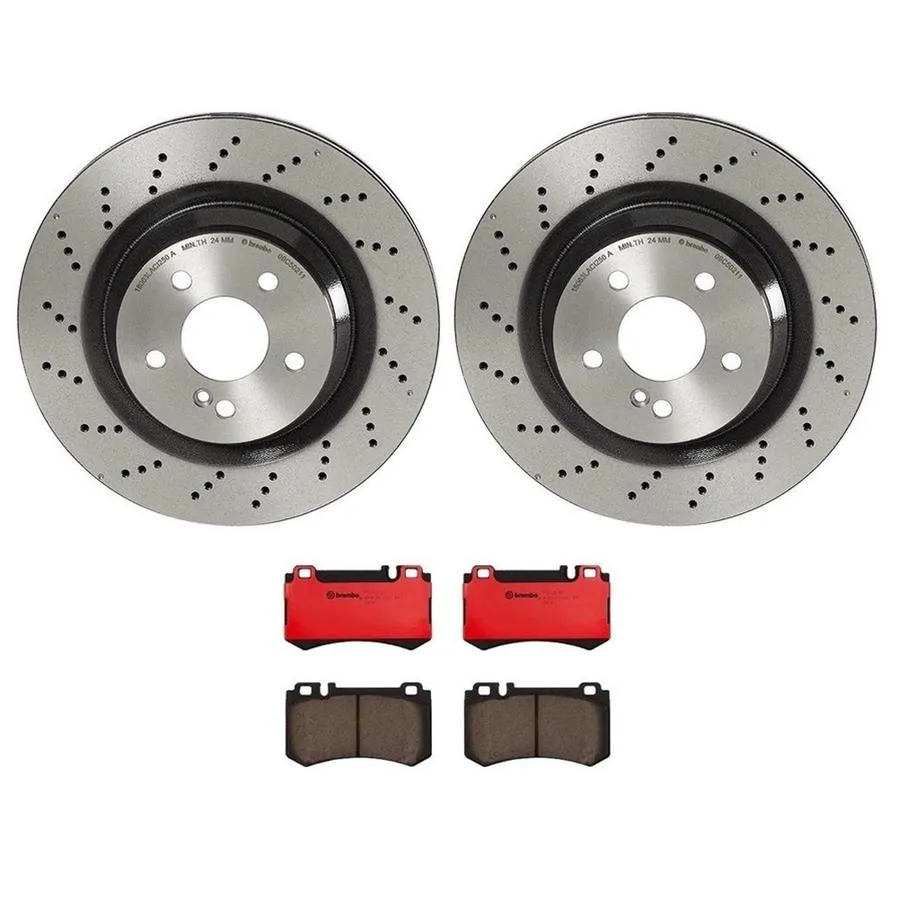 Brembo Disc Brake Pad and Rotor Kits KT00B71