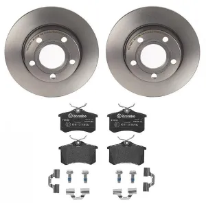 Brembo Disc Brake Pad and Rotor Kits KT04196