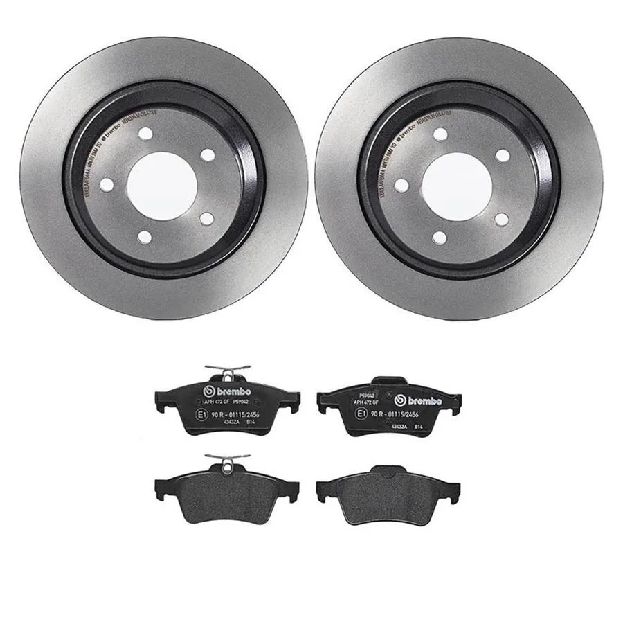 Brembo Disc Brake Pad and Rotor Kits KT04287