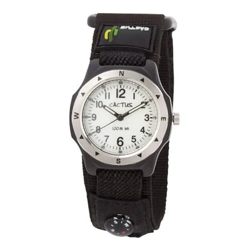 Cactus Navigator - Kids Boys Water Resistant Watch with Compass