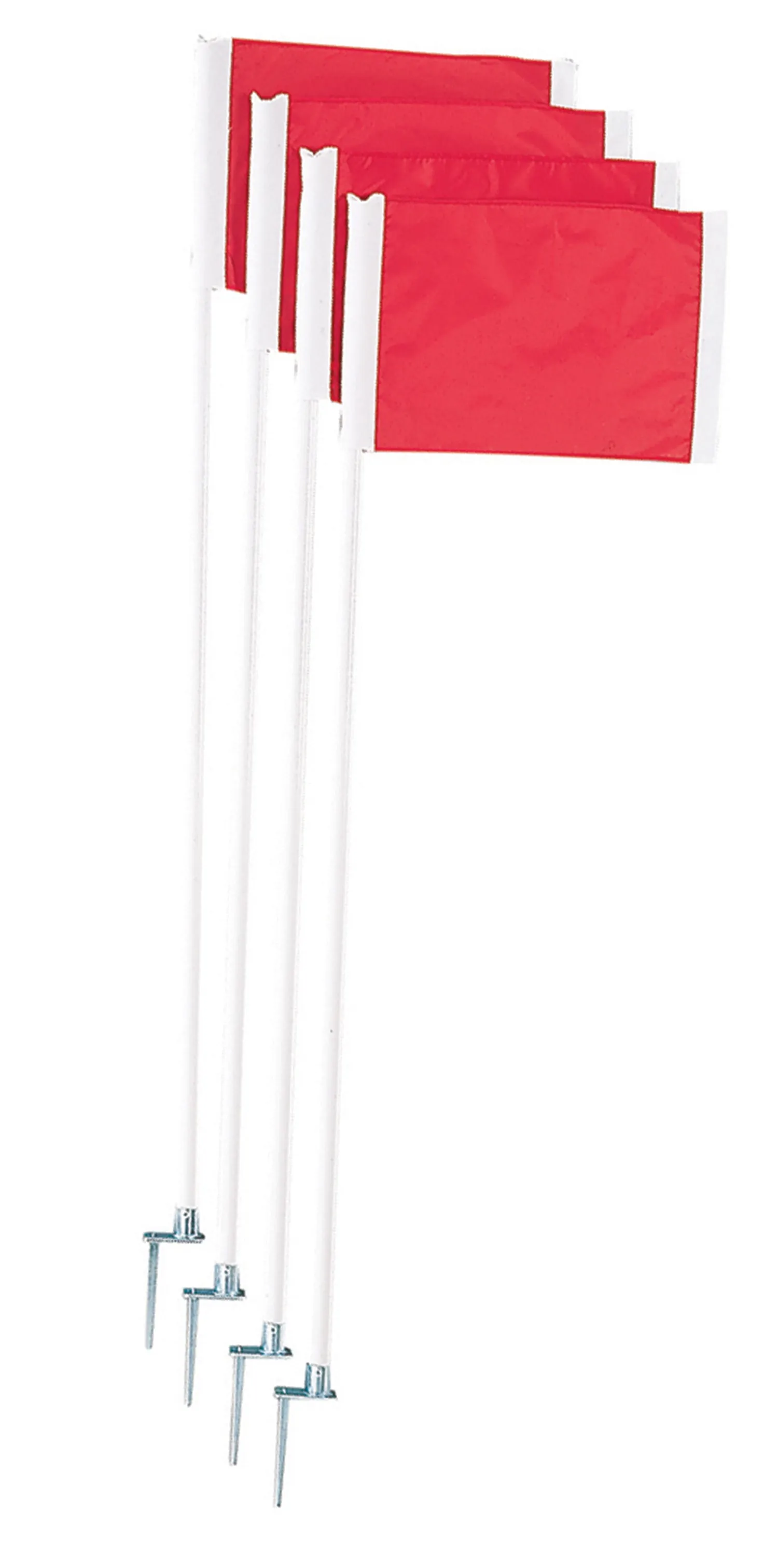 Champion Sports Steel Peg Soccer Corner Flags