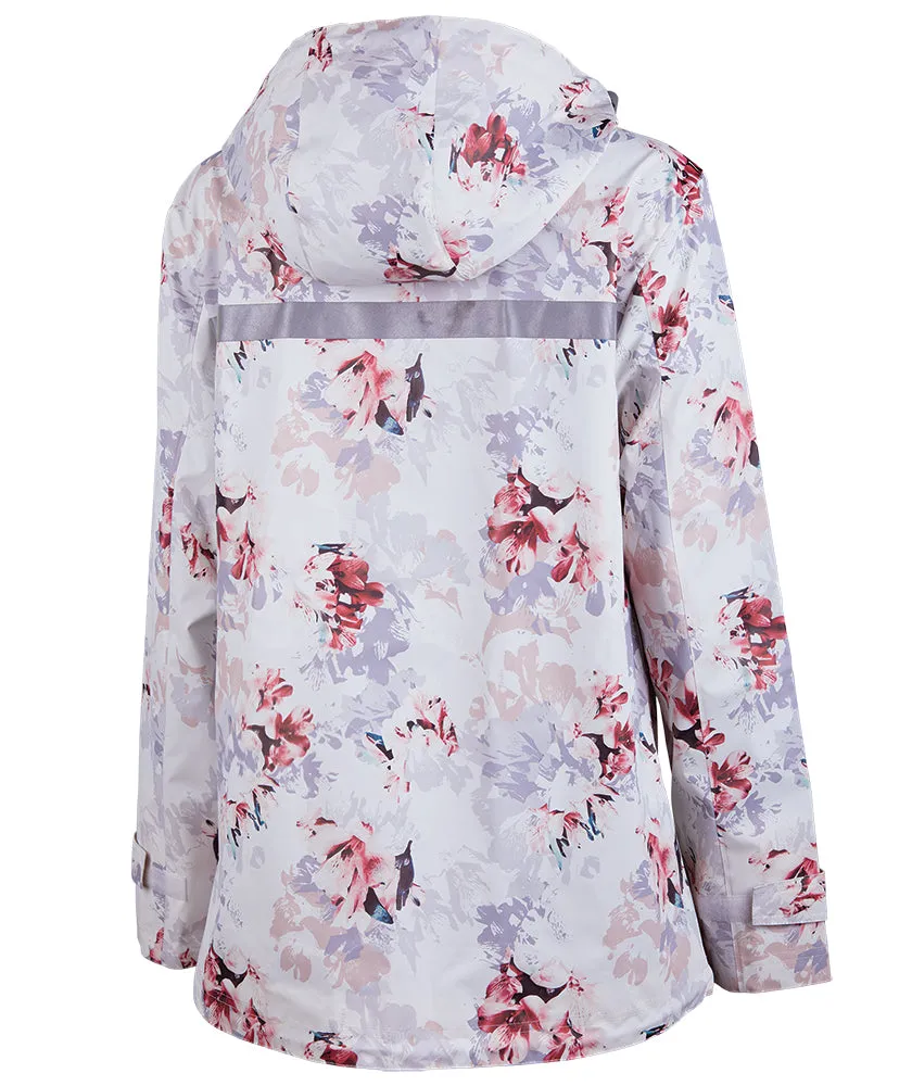 Charles River Women's New Englander Floral Printed Rain Jacket