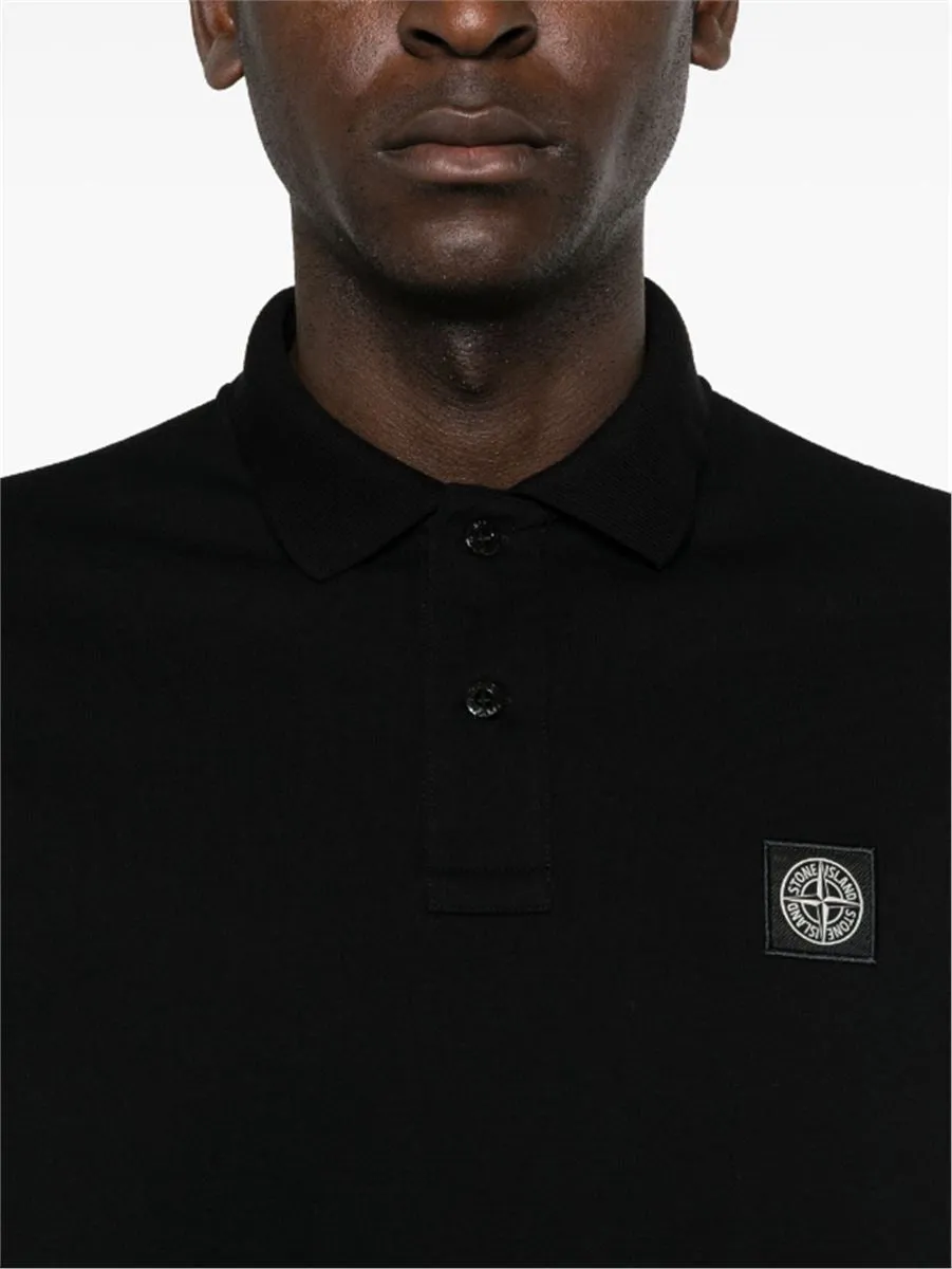 COMPASS-PATCH PIQUÉ POLO SHIRT