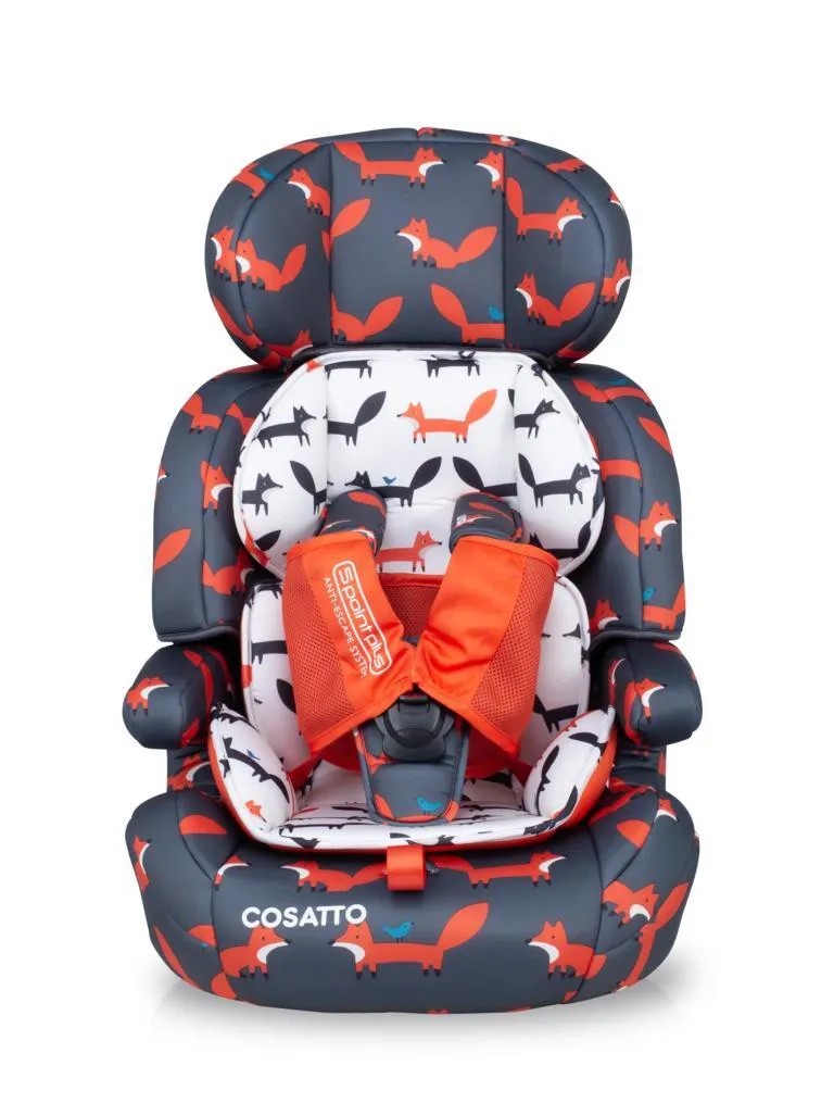 Cosatto Zoomi Group 123 Car Seat - Charcoal Mister Fox