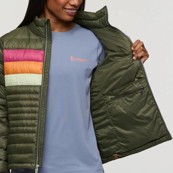 Cotopaxi Women’s Fuego Down Jacket Fatigue Stripes