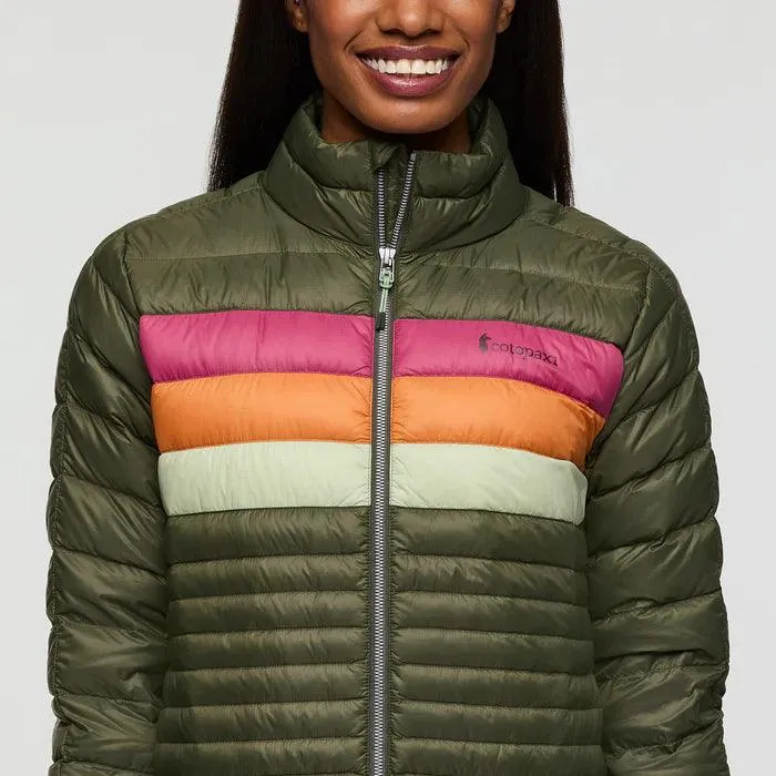 Cotopaxi Women’s Fuego Down Jacket Fatigue Stripes