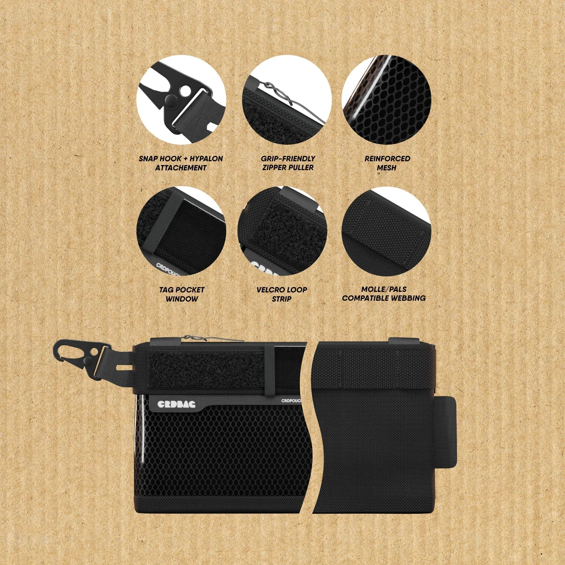 CRDPOUCH 4 Sizes Organizer Kit