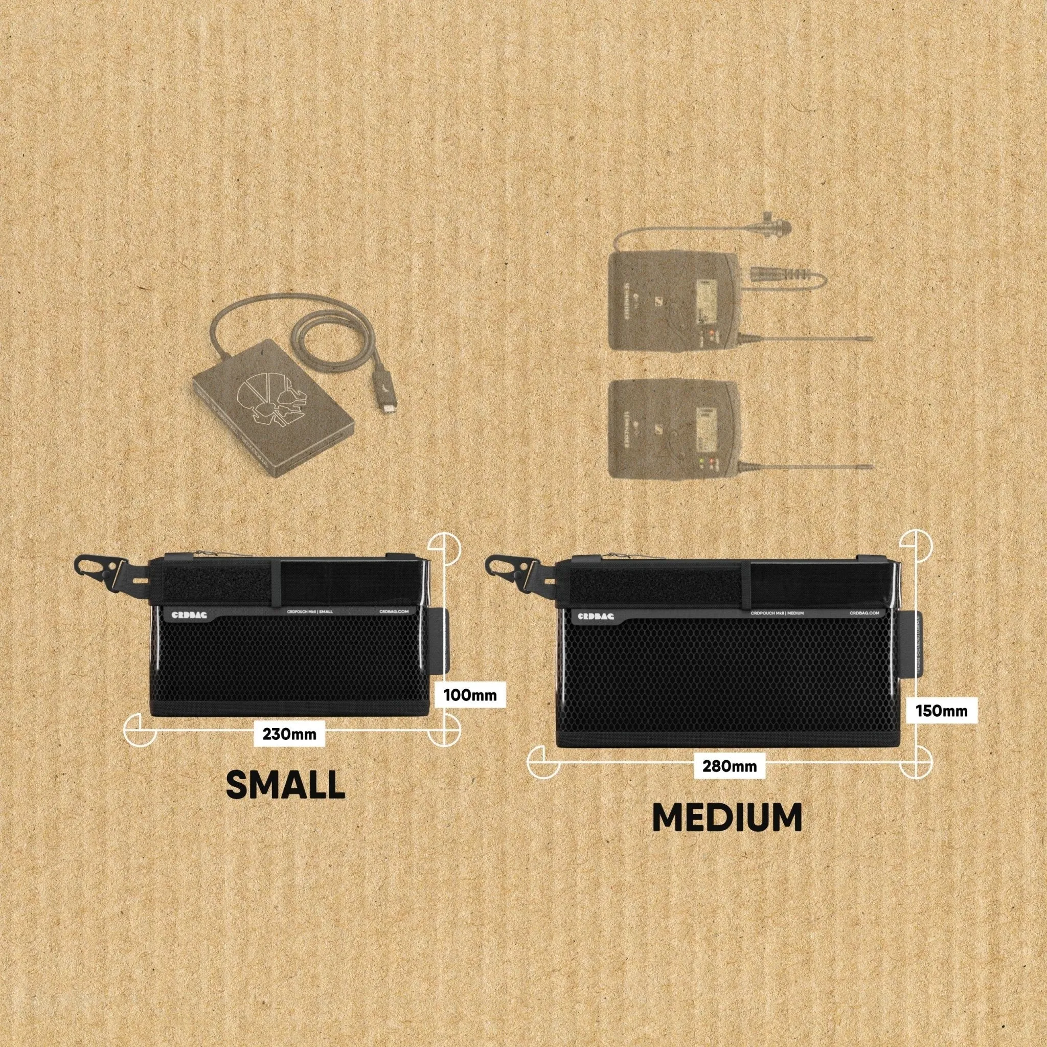 CRDPOUCH 4 Sizes Organizer Kit