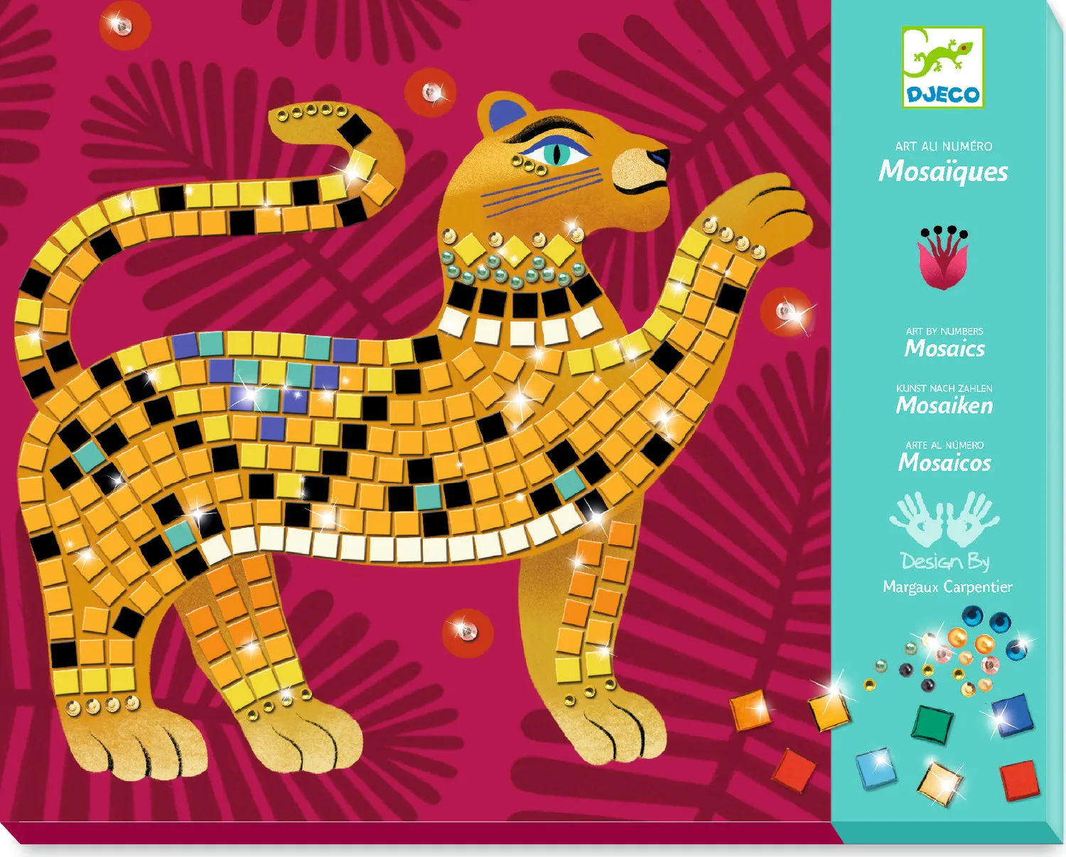 Deep in the Jungle Sticker and Jewel Mosaic Craft Kit