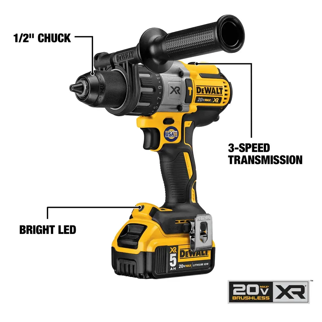 DeWalt 20V MAX* XR‚® Cordless Hammer Drill and Impact Driver Combo Kit