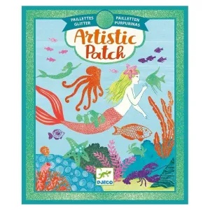 Djeco Artistic Patch Glitter Kit - Ocean