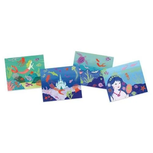 Djeco Artistic Patch Glitter Kit - Ocean