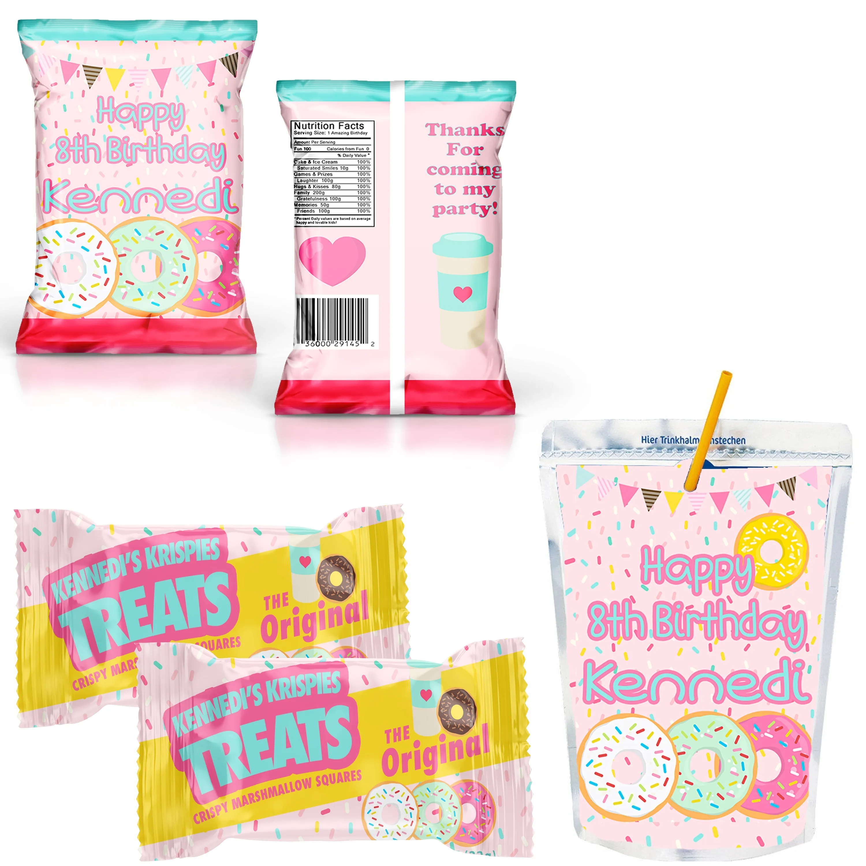 Donut Grow Up Birthday Theme - FREE SHIPPING