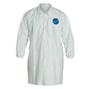 DuPont™ Tyvek Lab Coats No Pockets Knee Length, 3X-Large,, TY211S-3XL