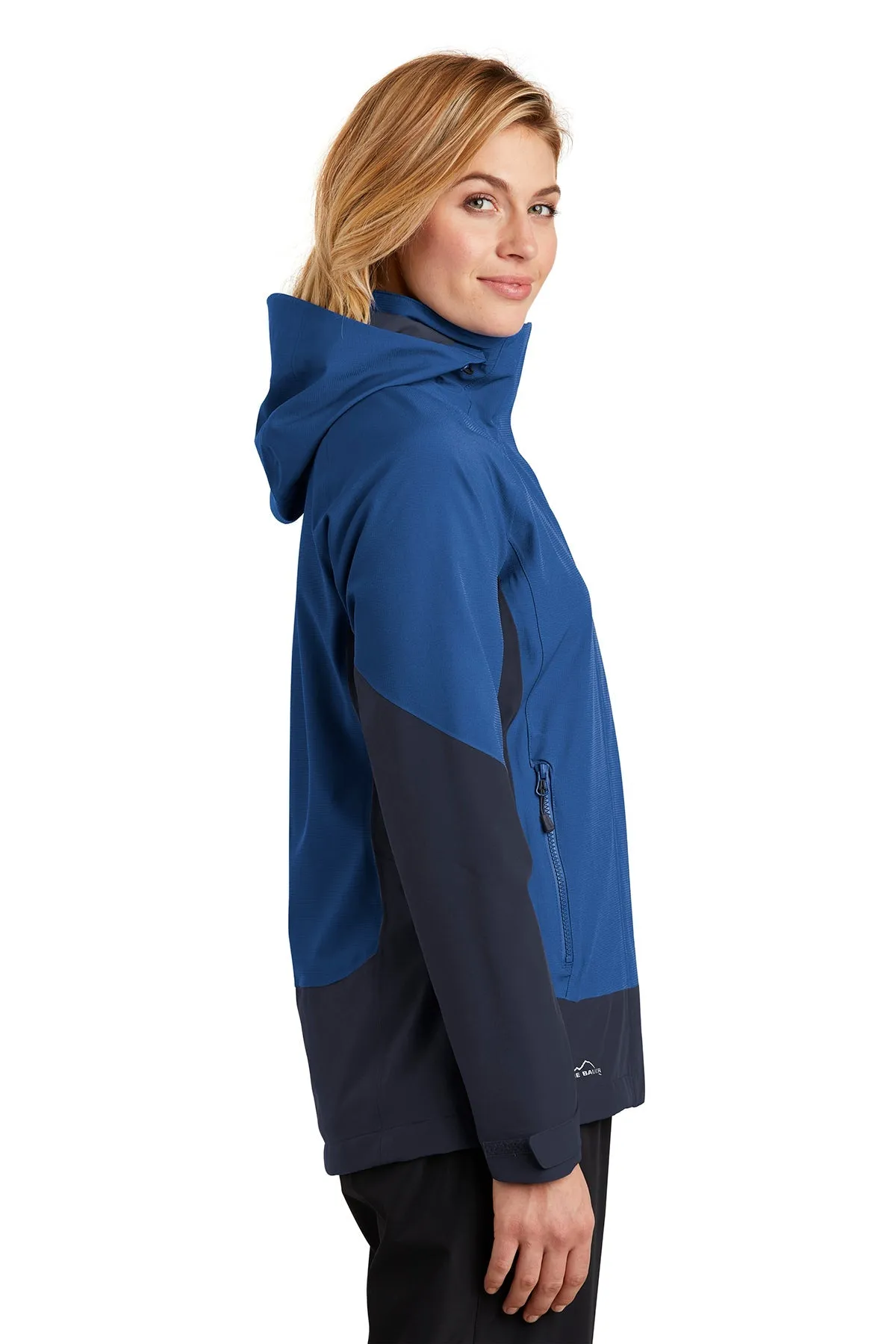 Eddie Bauer Ladies WeatherEdge Custom Jackets, Cobalt Blue