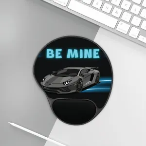 Ergonomics Customized Mouse Pad With Wrist Rest - Sports Car Design