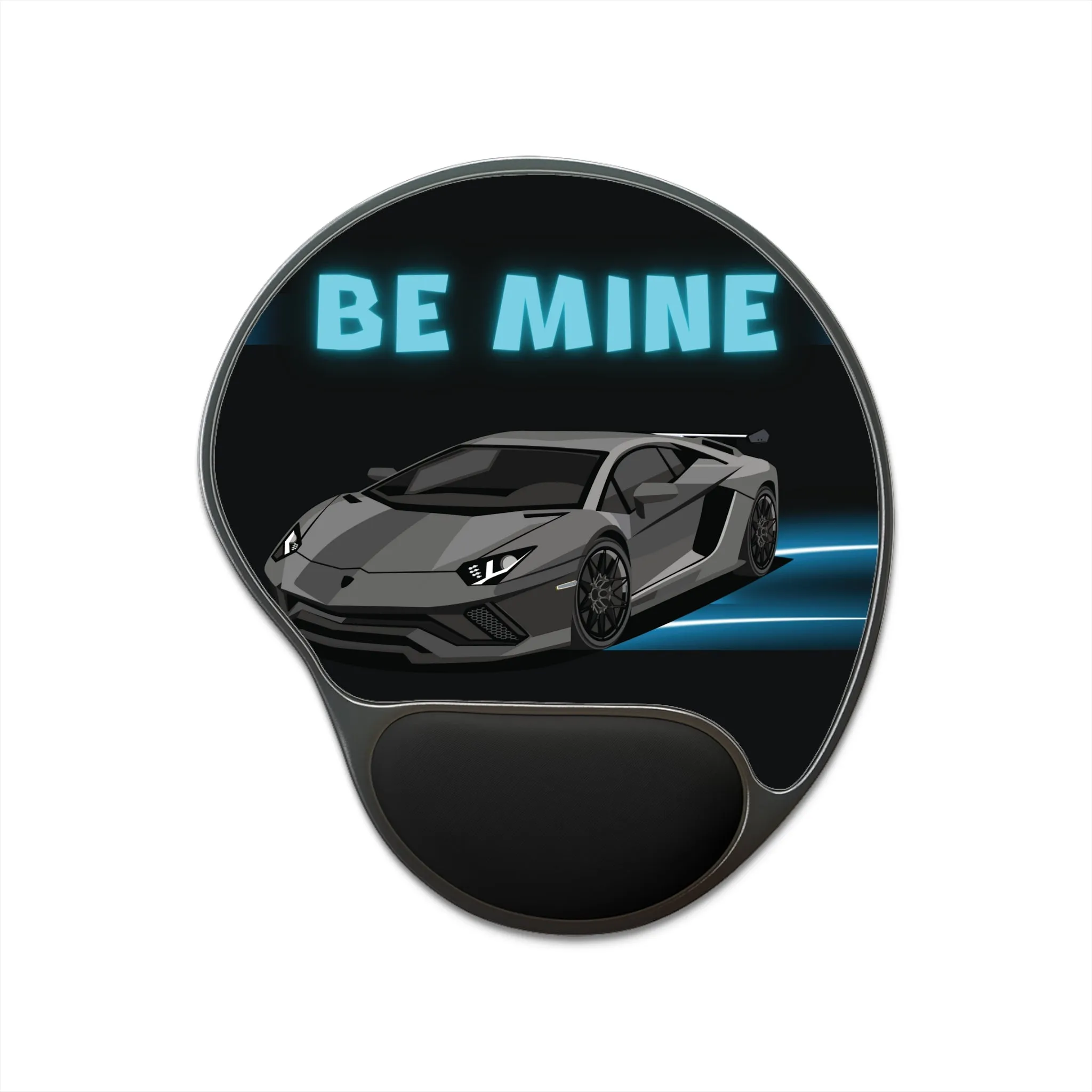 Ergonomics Customized Mouse Pad With Wrist Rest - Sports Car Design