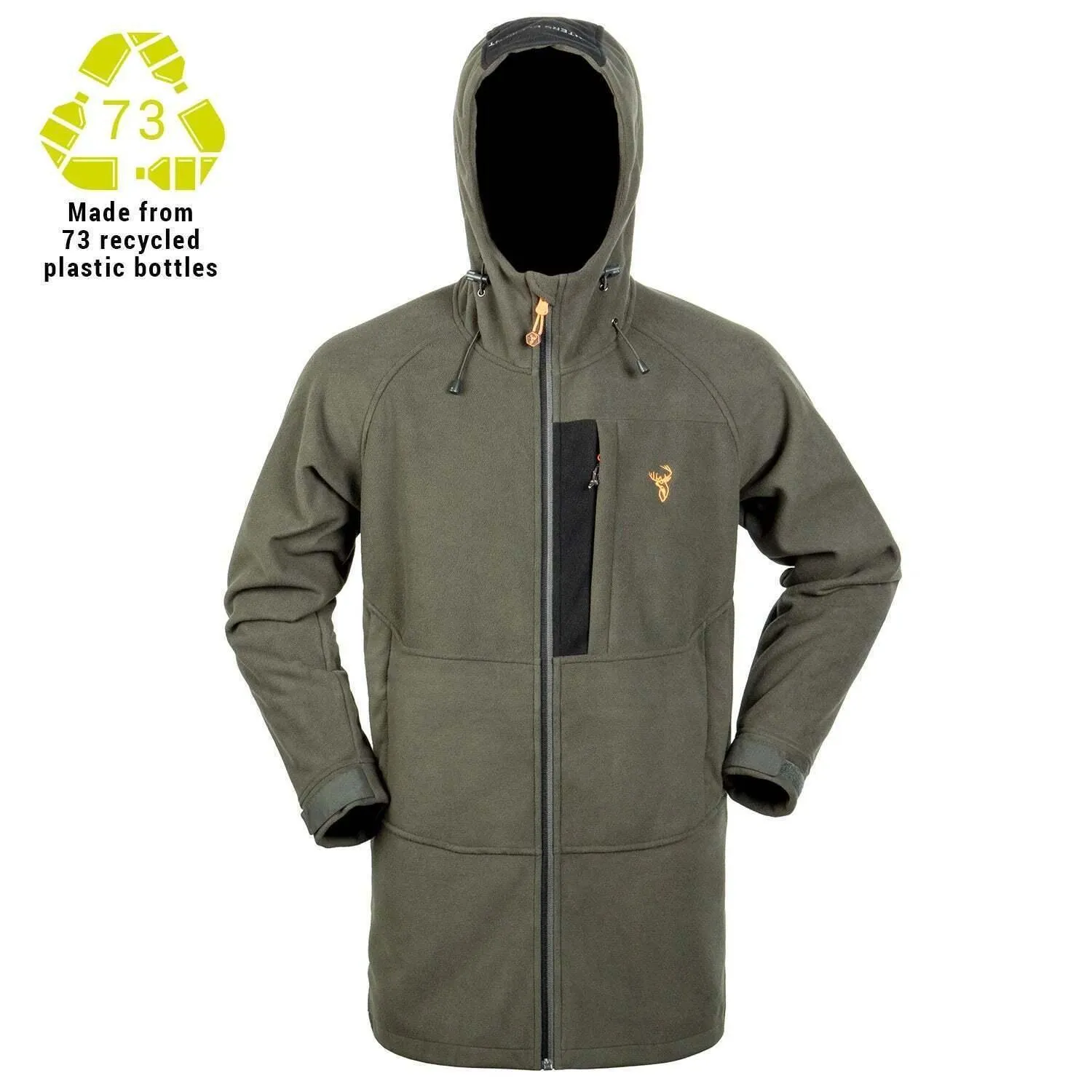 HUNTERS ELEMENT SENTRY BUSH COAT FULL ZIP BLACK