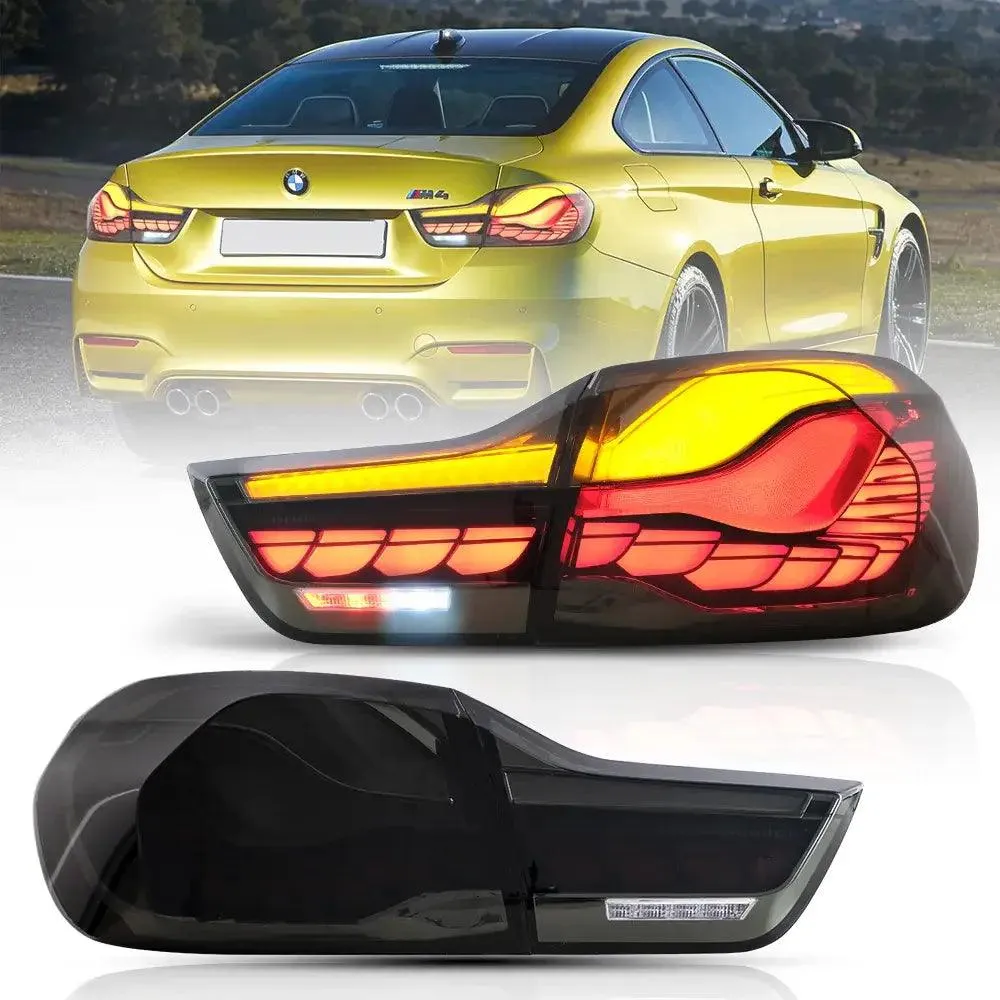 LED Tail Lights Assembly With GTS Style For 2014-2020 BMW 4 Series/M4