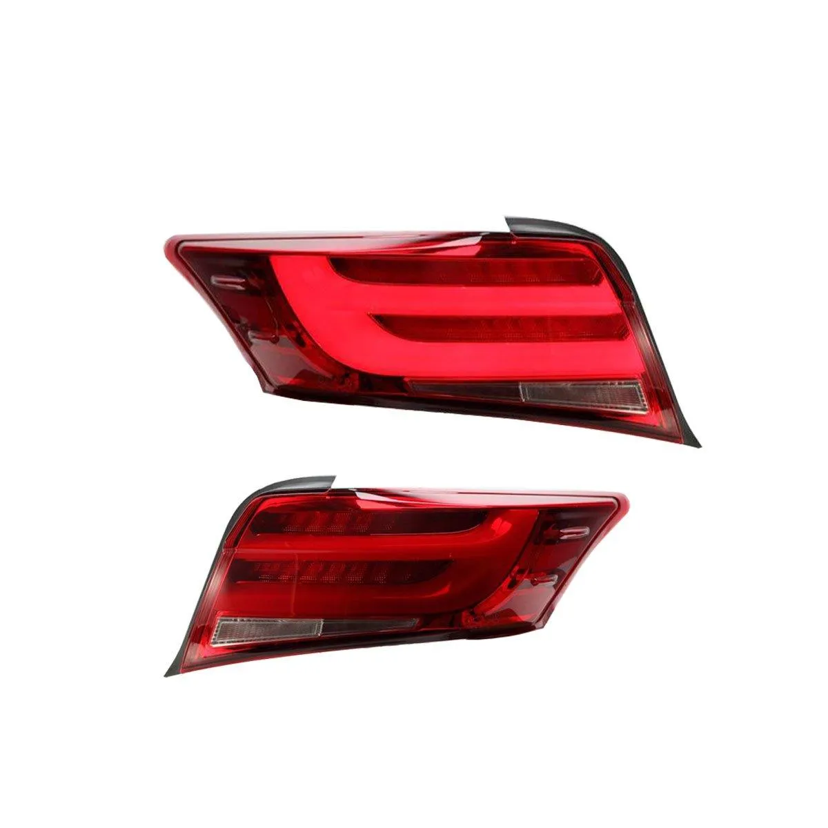 LED Tail Lights With Amber Turn Signal For 2013-2022 Toyota Vios 3th Gen (XP150 NCP150)