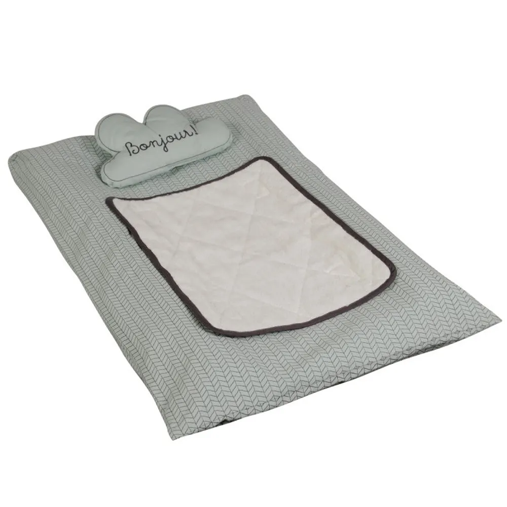 Little Crevette Changing Mat Cover Bonne Nuit