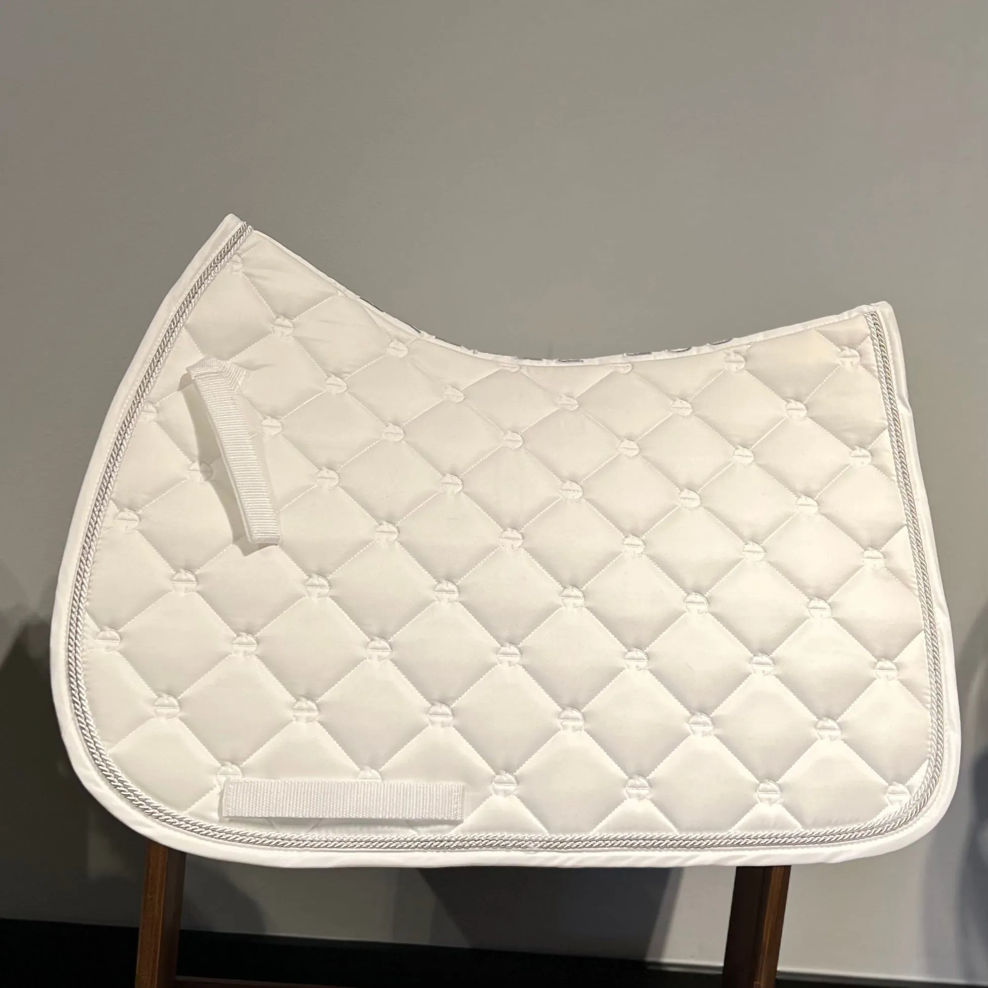 Luxe Jump Saddle Pad - Alabaster