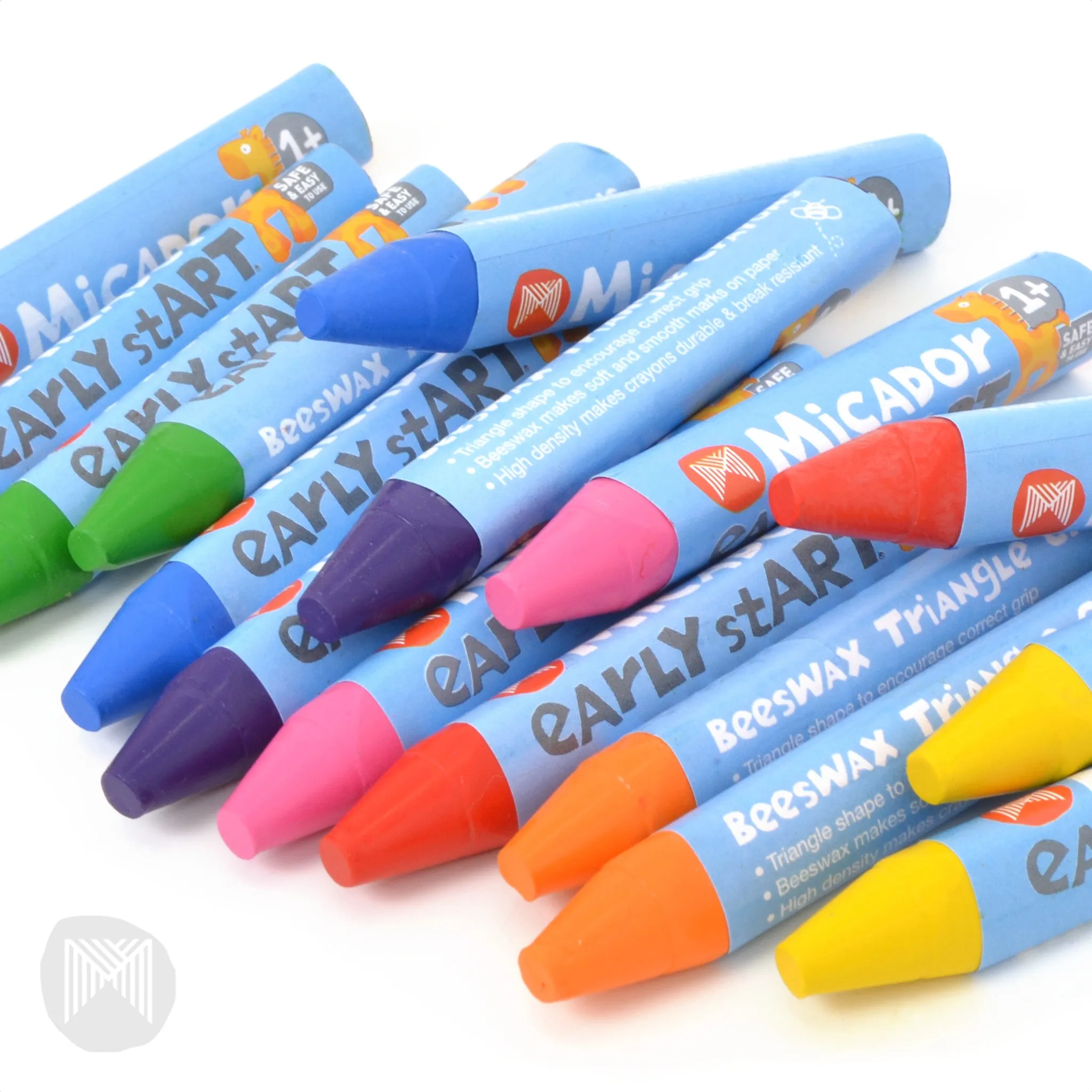 Micador Softies Tri-Grip Crayons, Case 24 early stART